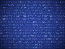 digital abstract background with numbers.  Technology, artificial intelligence. Vector illustration.