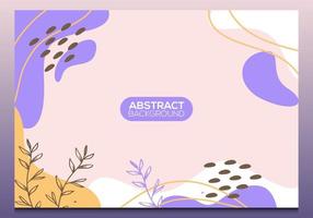 Flat abstract background vector