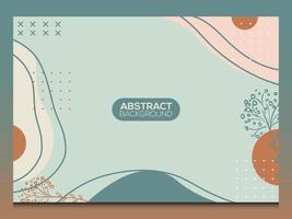 Flat abstract background vector