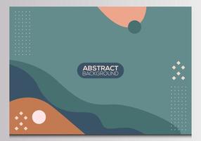 Flat abstract background vector