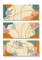 abstract background set collections vector