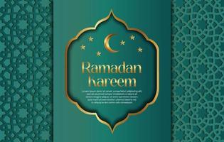 Premium Vector Islamic Style Ramadan Kareem and Eid Decorative Background