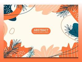 Flat abstract background vector