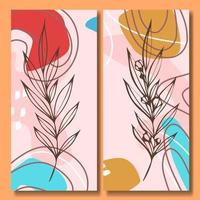 Flower Wallpaper Background Vector Template