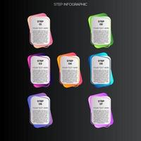 Premium Vector Gradient infographic steps template