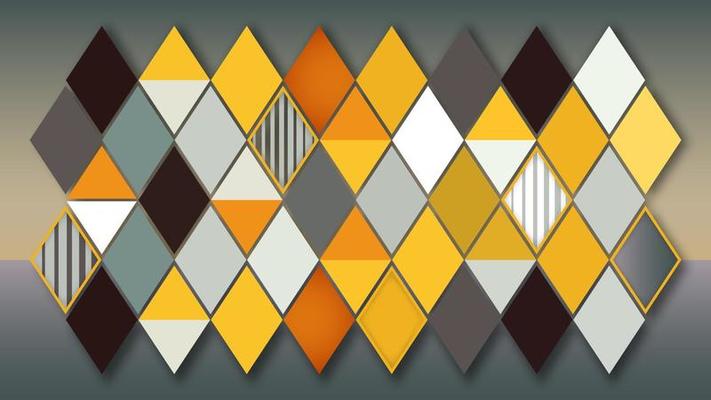 Geometric minimal design for flyer, poster, brochure cover, background, wallpaper, typography or other printing products. Vector illustration.