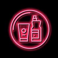 drinks department store neon glow icon illustration vector