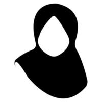 vector de ilustración de icono de hijab