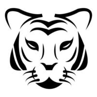 Tigre icono ilustración vector