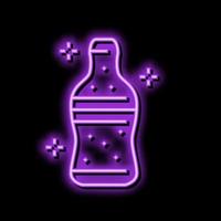 cola jelly candy gummy neon glow icon illustration vector