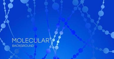 Molecular structure background. Abstract background. Medical, science and technology concepts, vector illustration.