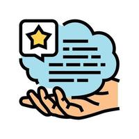 demonstrate good communication skills color icon vector illustration