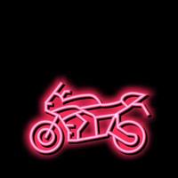 Ilustración de vector de icono de color de transporte de moto