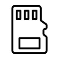 Sd Card Icon Design vector