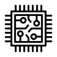 Cpu Icon Design vector