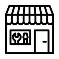 Repair Shop Icon Design vector