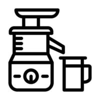 Food Blender Icon Design vector