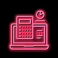 computer calculator color icon vector color illustration