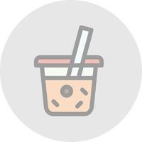 Boba Vector Icon Design