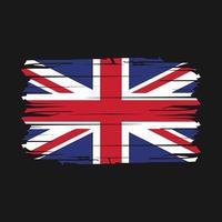 UK Flag Brush Vector