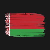 Belarus Flag Brush Vector