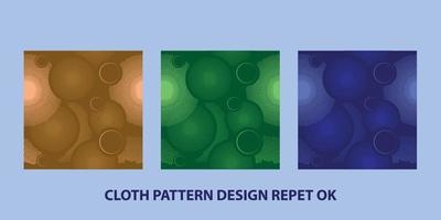 Cloth pattern vector design