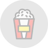 Popcorn Vector Icon Design