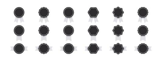 Medal icons set. Award badge set. Award icons. Vector illustration