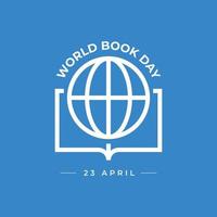 World book day design template vector