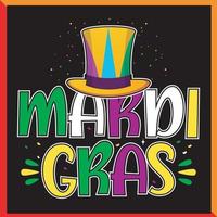 mardi gras nuevo vector