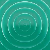 Abstract green circular background with gradient vector