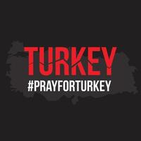Earthquake logo for turkey vector