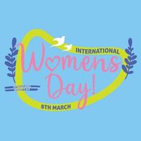 Women's Day Background Concept vector illustration