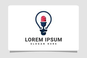 Modern Smart Podcast Logo Template Design Inspiration vector