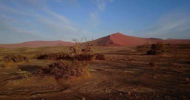 Landschaften von das namib Wüste, Antenne Aussicht video