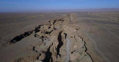 sesriem cañón en Namibia, aéreo ver video