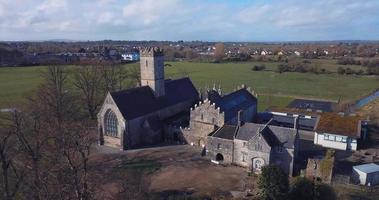 antenn st. nicholas kyrka av irland i en utmaning video