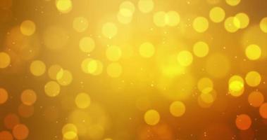 Golden Color Gradients Animated Background. Abstract Luxury Bokeh Background. Seamless Loop Animation video