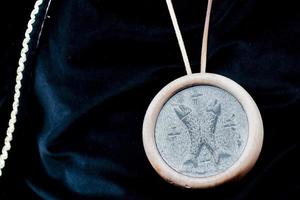 medieval medallion detail photo