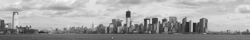 New York Manhattan Panorama from Statue of Liberty photo