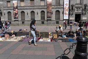 MEXICO CITY, MEXICO - NOVEMBER 5 2017 - Juarez street full of people photo