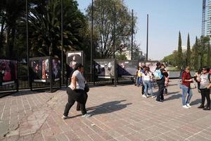 ciudad de méxico, 3 de febrero de 2019 - parque de la ciudad de chapultepec lleno de gente el domingo foto