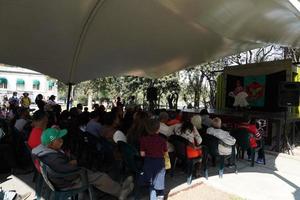 MEXICO CITY, FEBRUARY 3 2019 - Town park Chapultepec crowded of people on sunday photo