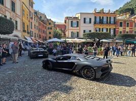 PORTOFINO, ITALY - MAY 8 2022 - The Lamborghini bull run photo