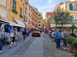 PORTOFINO, ITALY - MAY 8 2022 - The Lamborghini bull run photo