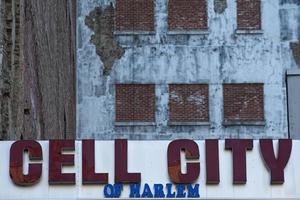 Cell city of harlem Usa Sign photo