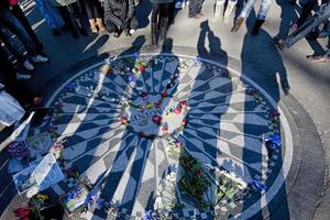 New York Strawberry Fields Imagine John Lennon Memoria photo