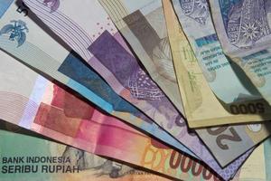 Indonesia Rupiah paper money different value photo