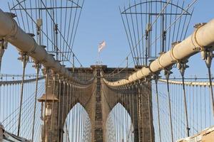 New York Brooklyn Bridge Cables photo