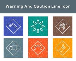 Warning And Caution Vector Icon Set